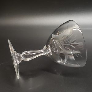 Vintage Fostoria Spray Crystal Liquor Cocktail Glass